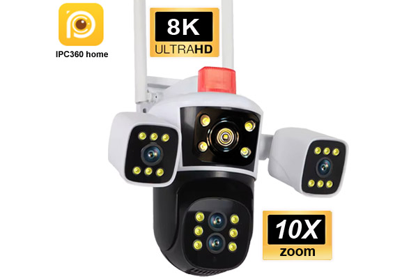 10X Zoom 3 Screen Outdoor camera