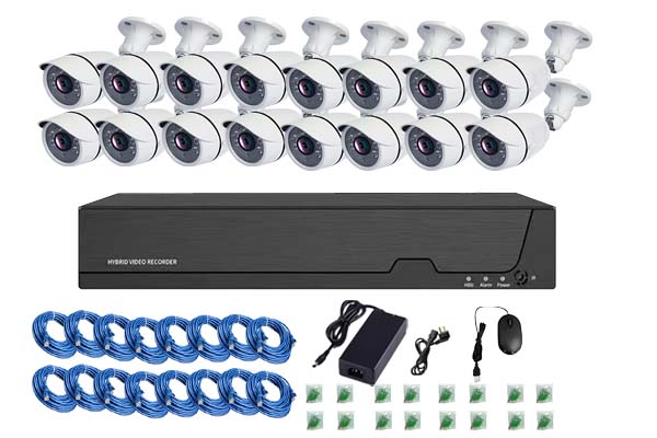 16CH POE NVR Camera Kits