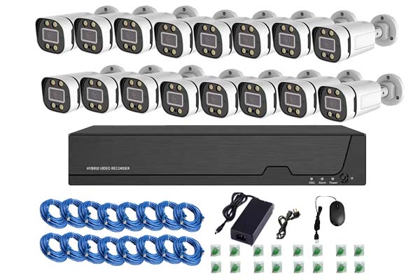 16CH POE Camera kits