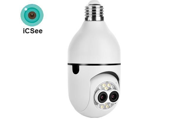 Indoor 8X zoom bulb camera