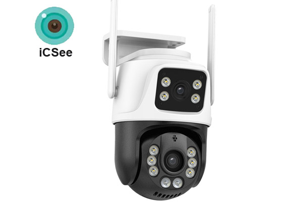 Dual lens Outdoor wifi camera