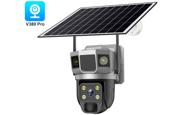 Dual Lens solar Camera